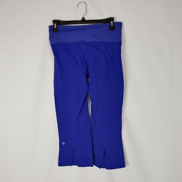 Lululemon Gather & Crow Crop Pigment Blue/ Tonka S - Picture 7 of 8
